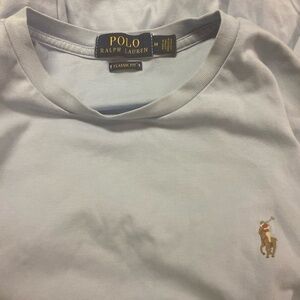 Polo Ralph Lauren rare flesh pony light blue classic fit shirt